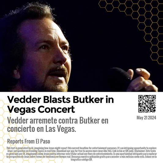 Vedder Blasts Butker in Vegas Concert