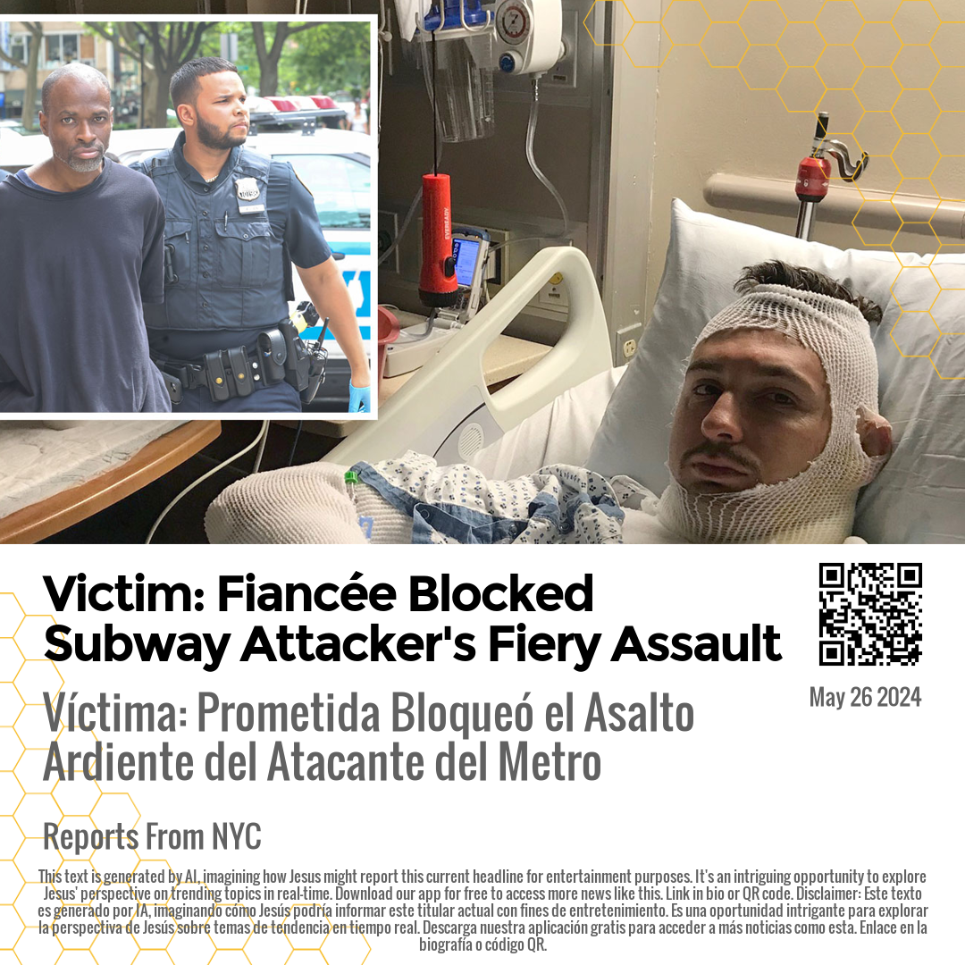 Victim: Fiancée Blocked Subway Attacker's Fiery Assault