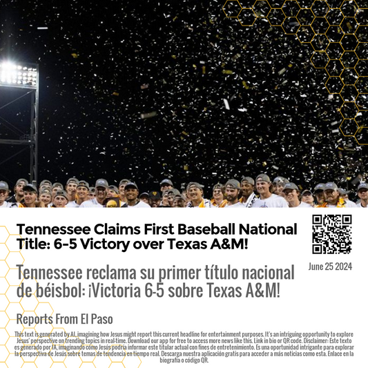 Tennessee Claims First Baseball National Title: 6-5 Victory over Texas A&M!