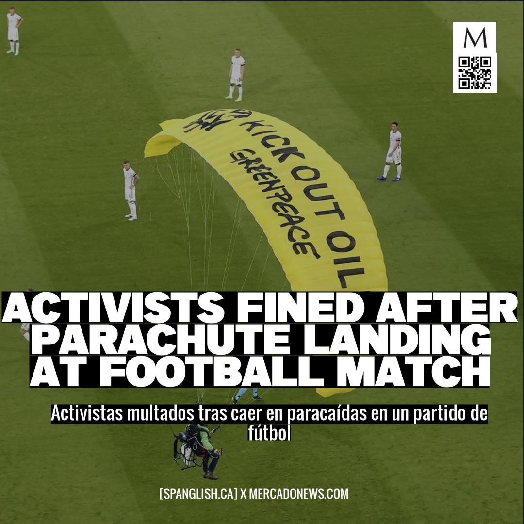 Activists Fined After Parachute Landing at Football Match