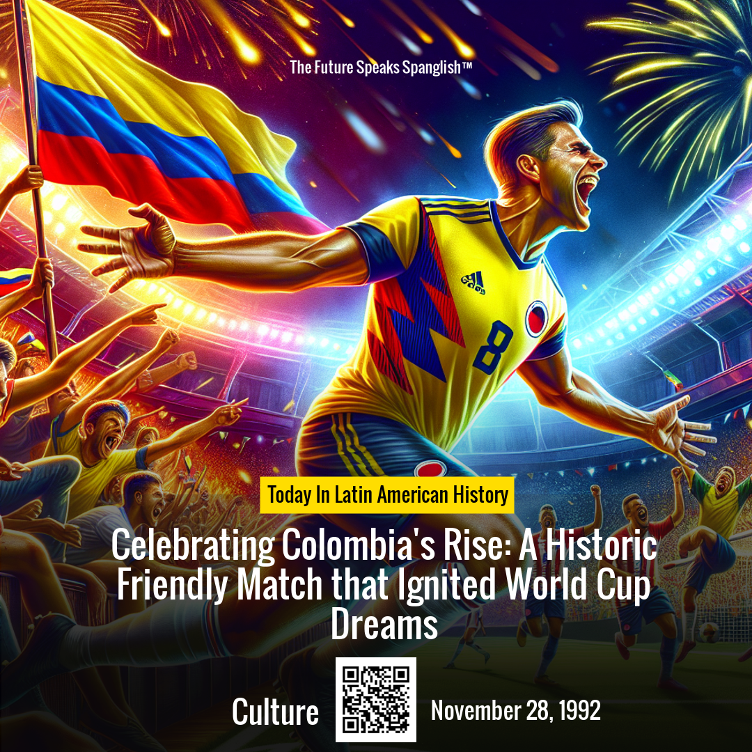 Celebrating Colombia's Rise: A Historic Friendly Match that Ignited World Cup Dreams