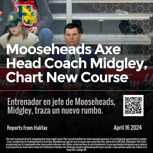 Mooseheads Axe Head Coach Midgley, Chart New Course