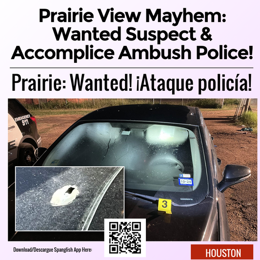 Prairie View Mayhem: Wanted Suspect & Accomplice Ambush Police!