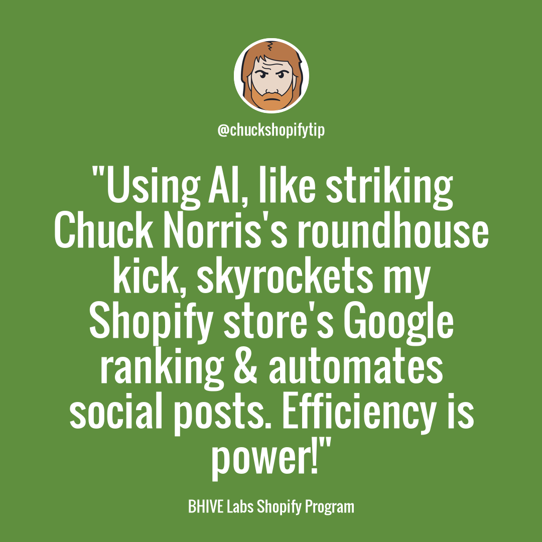 Unleash the Power of AI: Boost your Shopify Store's Google Ranking and Social Footprint with BHIVE Labs