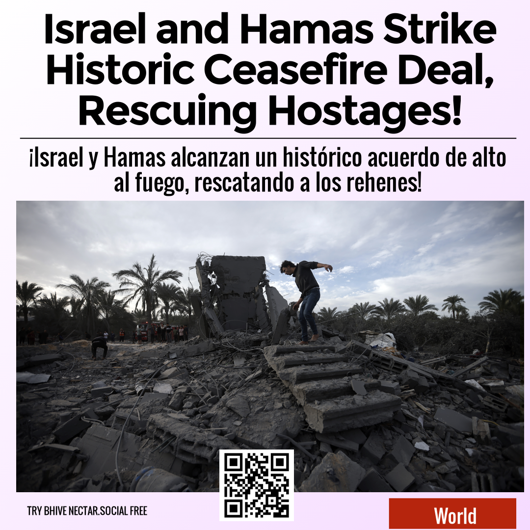 Israel and Hamas Strike Historic Ceasefire Deal, Rescuing Hostages!