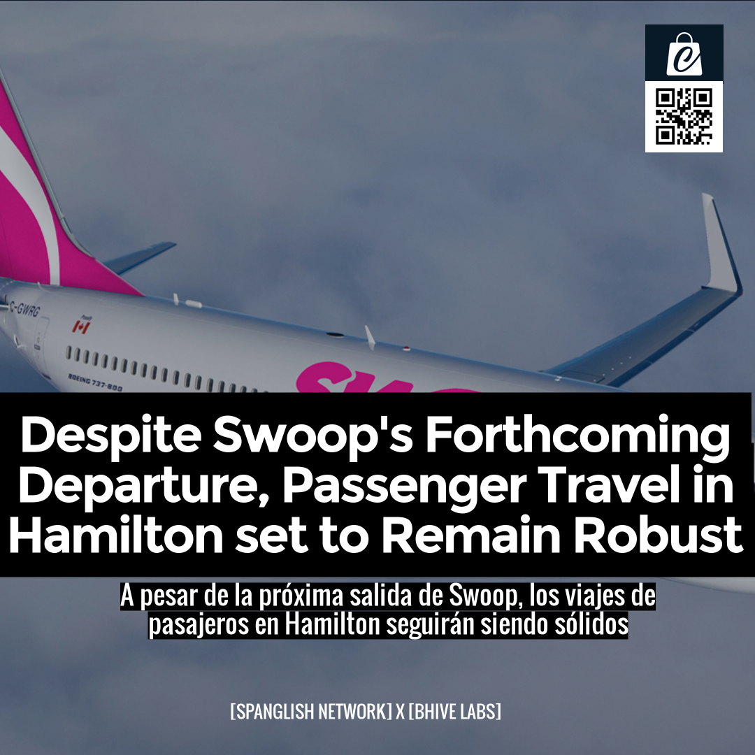 Despite Swoop's Forthcoming Departure, Passenger Travel in Hamilton set to Remain Robust