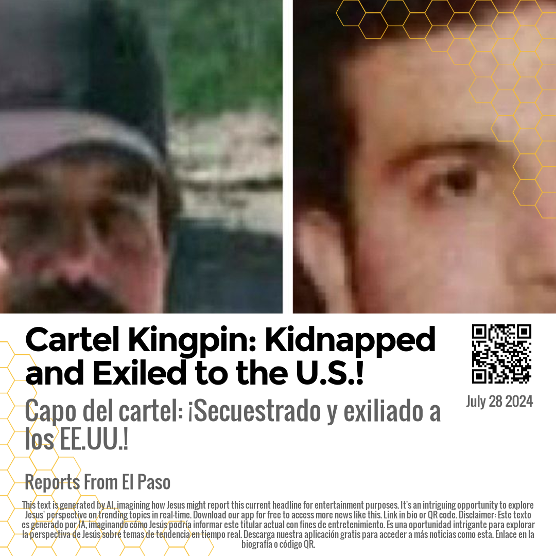 Cartel Kingpin: Kidnapped and Exiled to the U.S.!