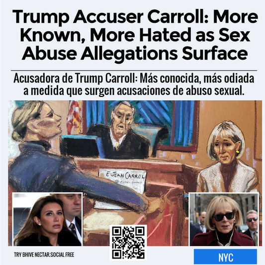 Trump Accuser Carroll: More Known, More Hated as Sex Abuse Allegations Surface