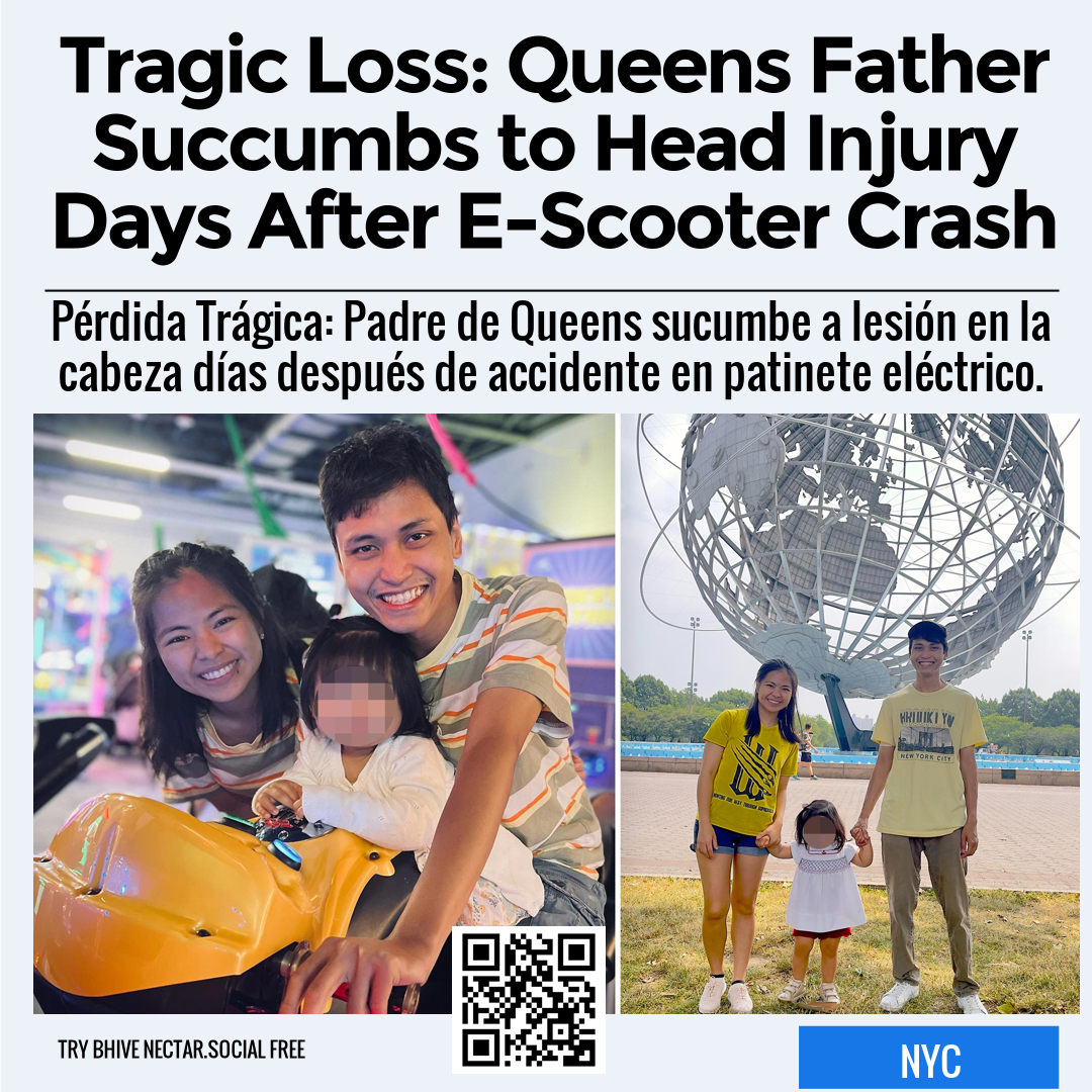 Tragic Loss: Queens Father Succumbs to Head Injury Days After E-Scooter Crash