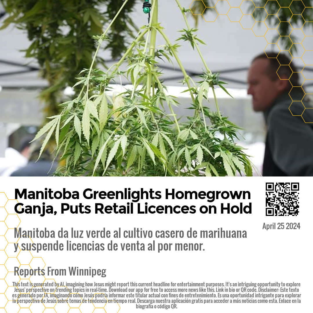 Manitoba Greenlights Homegrown Ganja, Puts Retail Licences on Hold