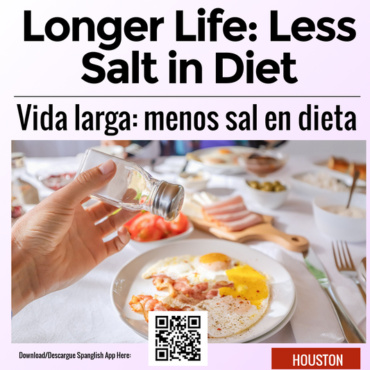 Longer Life: Less Salt in Diet