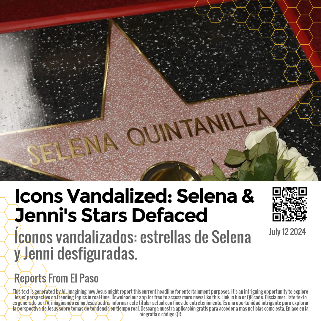 Icons Vandalized: Selena & Jenni's Stars Defaced