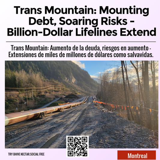 Trans Mountain: Mounting Debt, Soaring Risks - Billion-Dollar Lifelines Extend