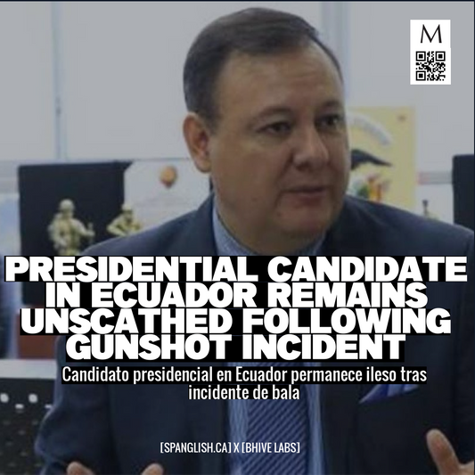 Presidential Candidate in Ecuador Remains Unscathed Following Gunshot Incident