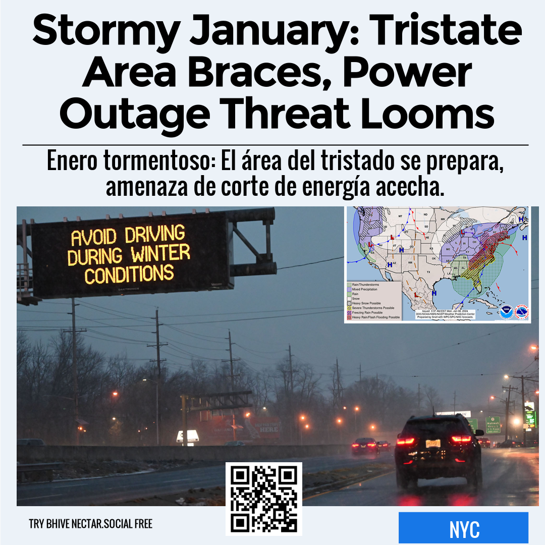 Stormy January: Tristate Area Braces, Power Outage Threat Looms