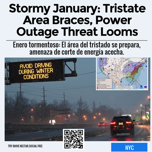 Stormy January: Tristate Area Braces, Power Outage Threat Looms