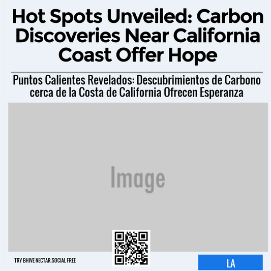 Hot Spots Unveiled: Carbon Discoveries Near California Coast Offer Hope