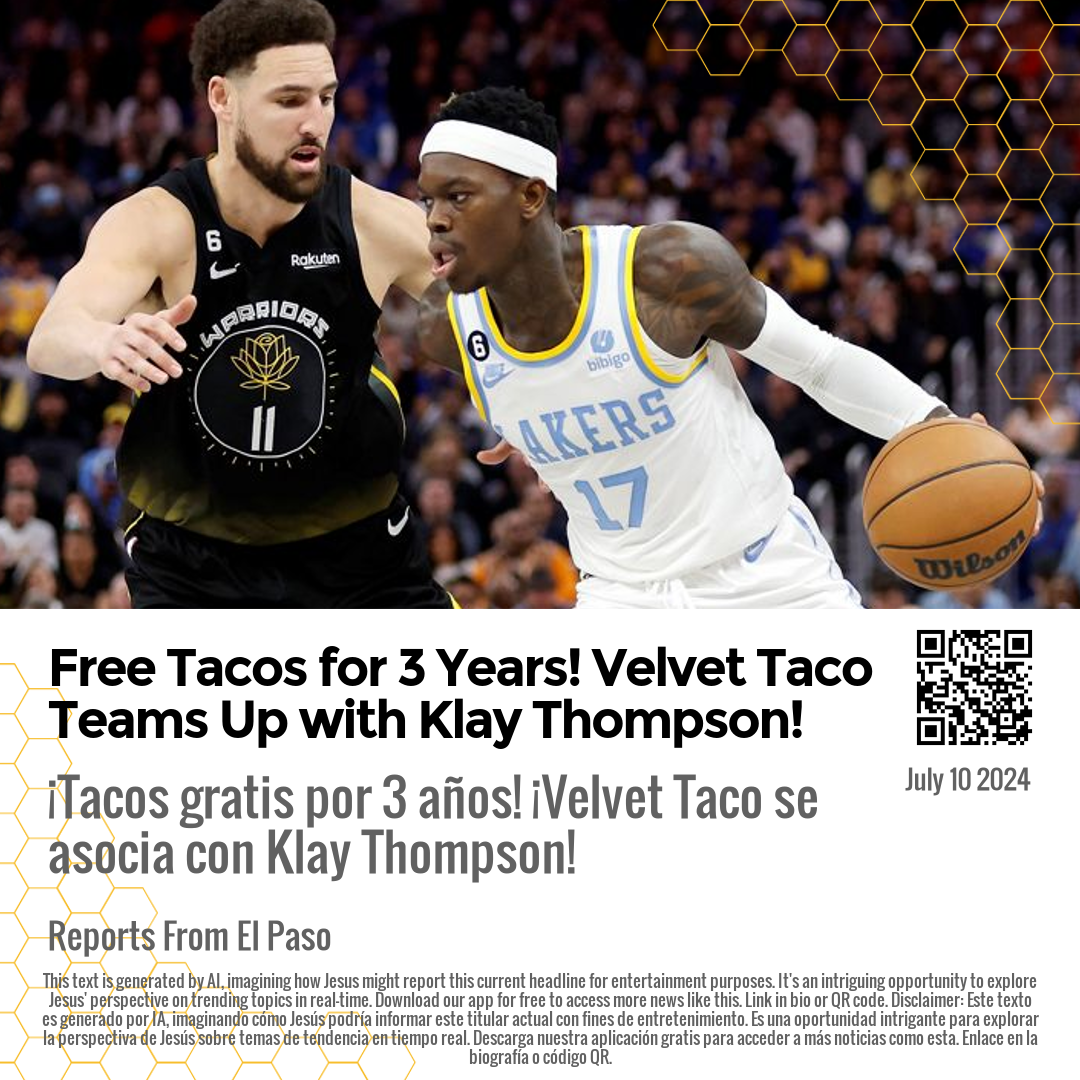 Free Tacos for 3 Years! Velvet Taco Teams Up with Klay Thompson!