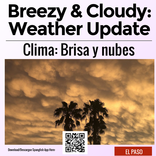 Breezy & Cloudy: Weather Update