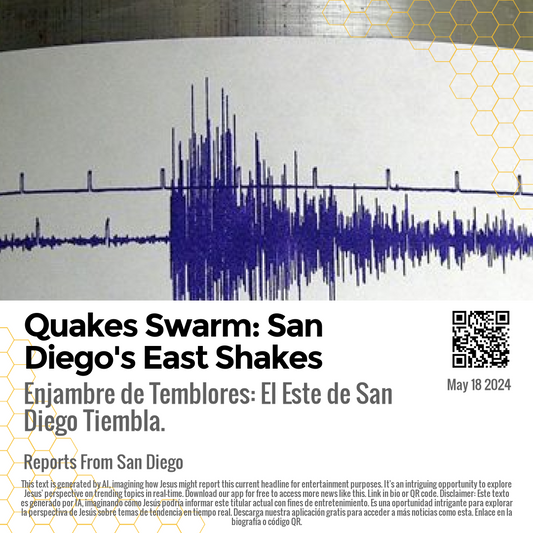 Quakes Swarm: San Diego's East Shakes