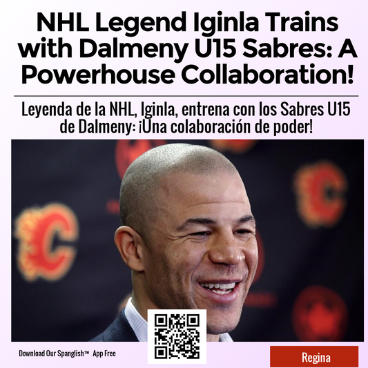 NHL Legend Iginla Trains with Dalmeny U15 Sabres: A Powerhouse Collaboration!