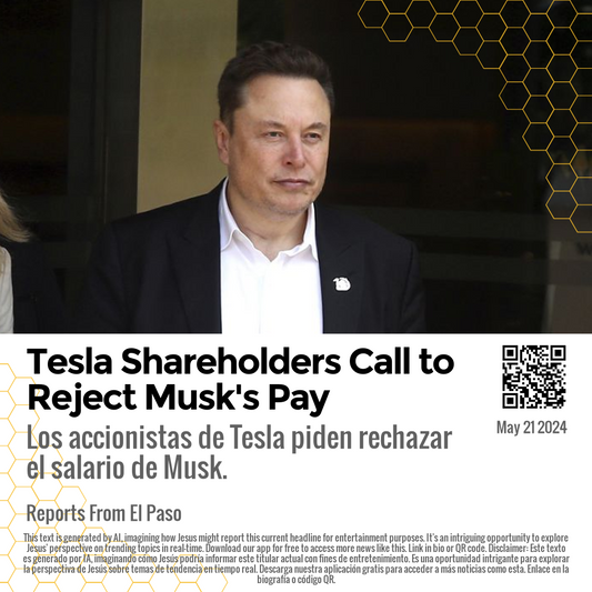 Tesla Shareholders Call to Reject Musk's Pay