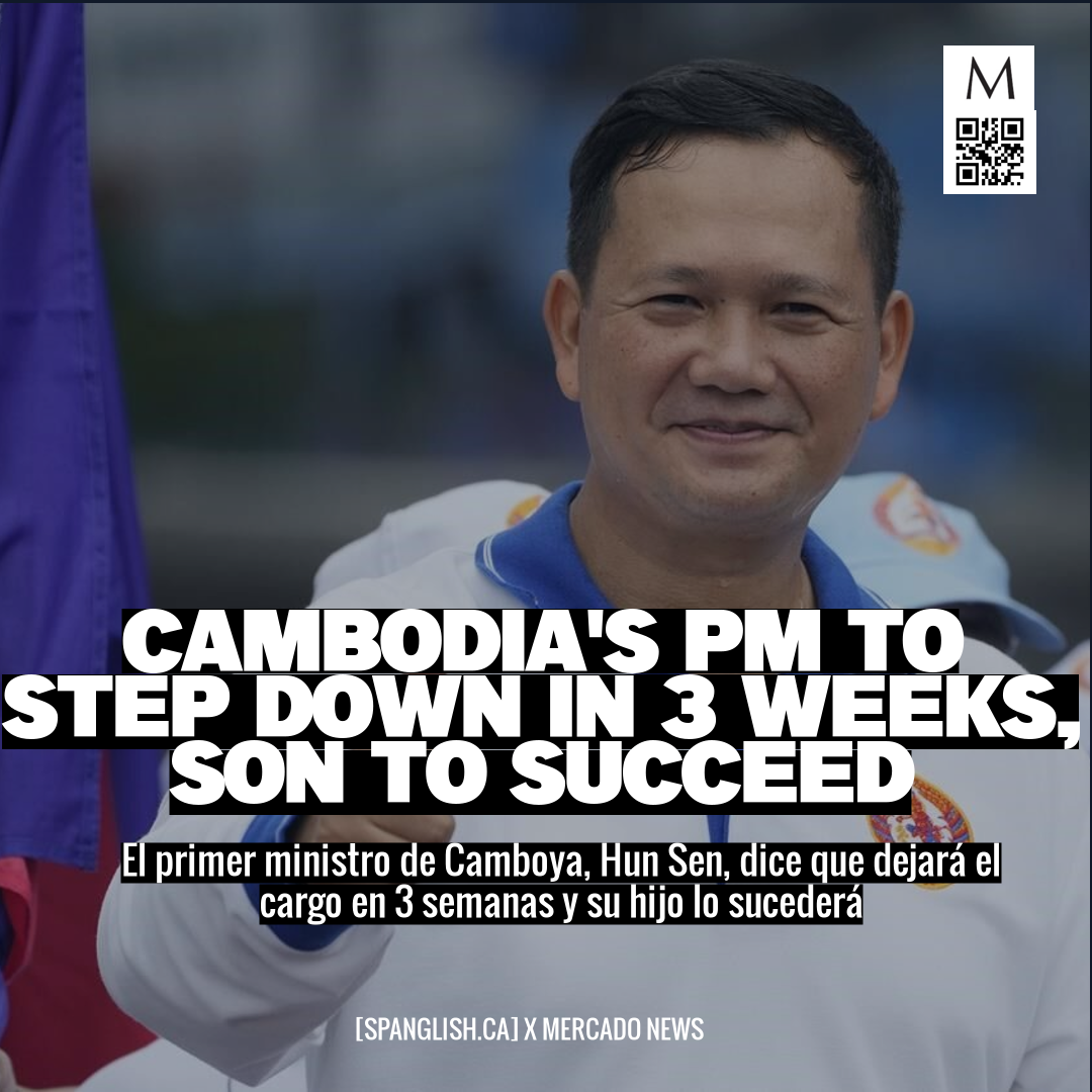 Cambodia's PM to Step Down in 3 Weeks, Son to Succeed