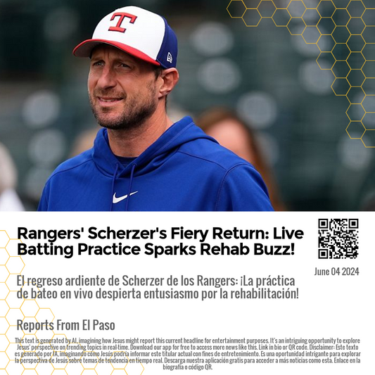 Rangers' Scherzer's Fiery Return: Live Batting Practice Sparks Rehab Buzz!