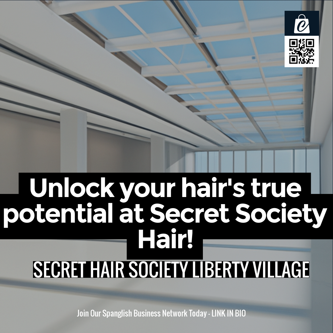 Unlock your hair's true potential at Secret Society Hair!