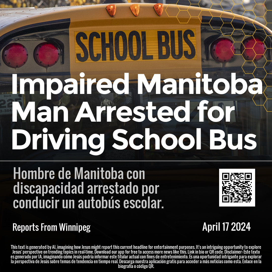 Impaired Manitoba Man Arrested for Driving School Bus