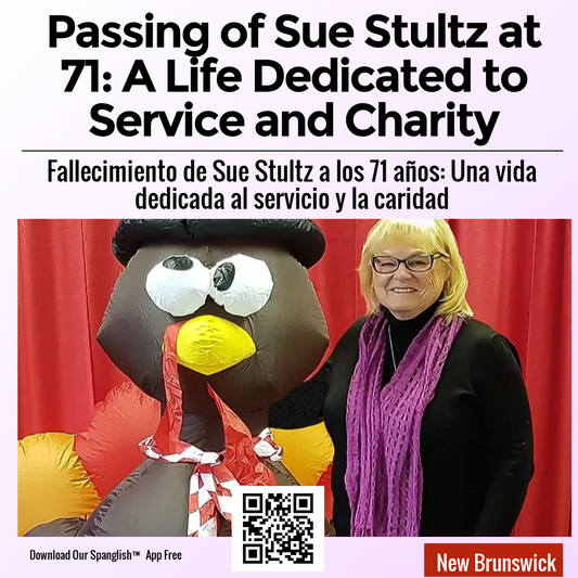 Passing of Sue Stultz at 71: A Life Dedicated to Service and Charity