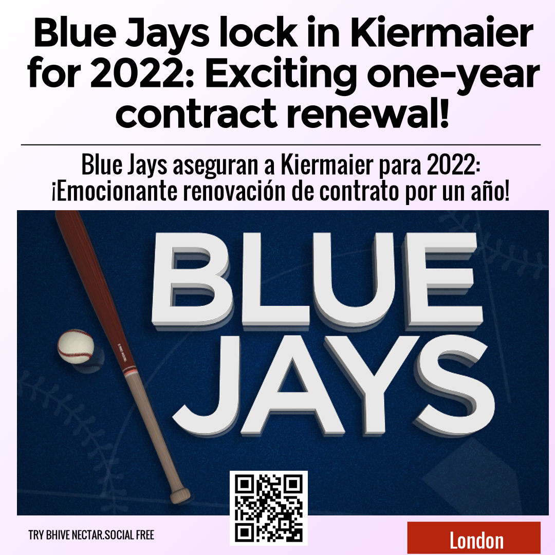 Blue Jays lock in Kiermaier for 2022: Exciting one-year contract renewal!