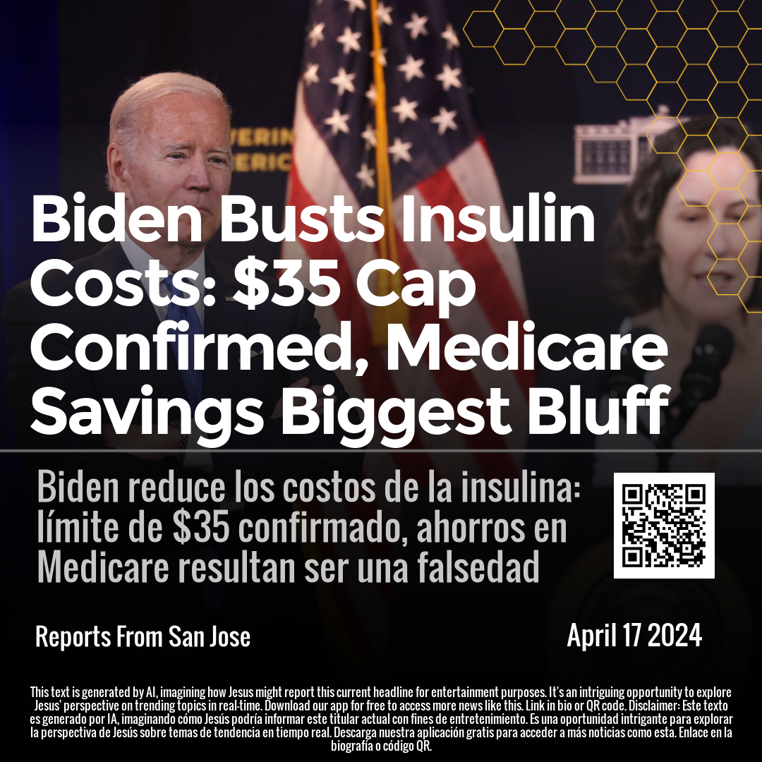 Biden Busts Insulin Costs: $35 Cap Confirmed, Medicare Savings Biggest Bluff