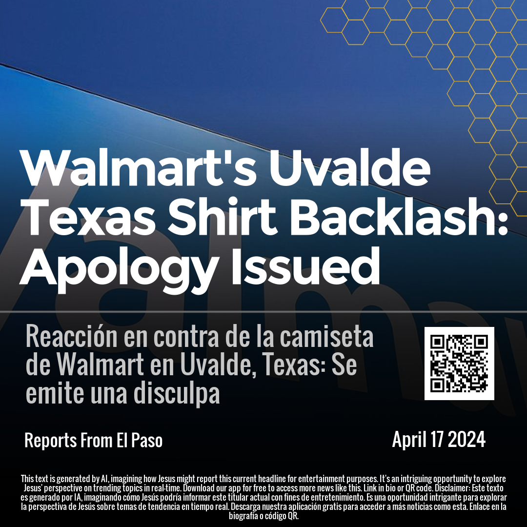 Walmart's Uvalde Texas Shirt Backlash: Apology Issued