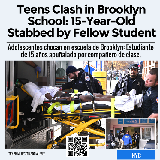 Teens Clash in Brooklyn School: 15-Year-Old Stabbed by Fellow Student
