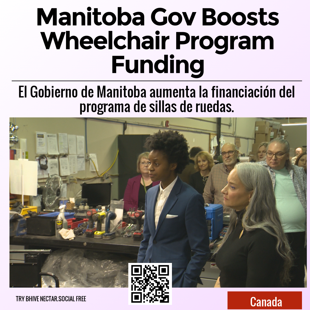 Manitoba Gov Boosts Wheelchair Program Funding