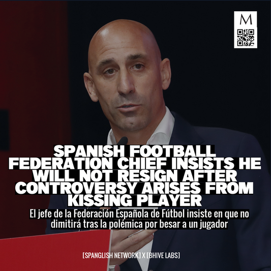 Spanish Football Federation Chief Insists He Will Not Resign After Controversy Arises from Kissing Player