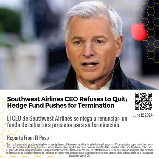 Southwest Airlines CEO Refuses to Quit; Hedge Fund Pushes for Termination