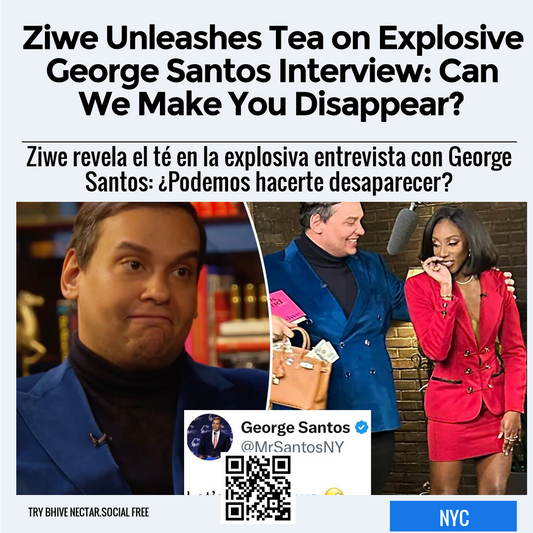 Ziwe Unleashes Tea on Explosive George Santos Interview: Can We Make You Disappear?