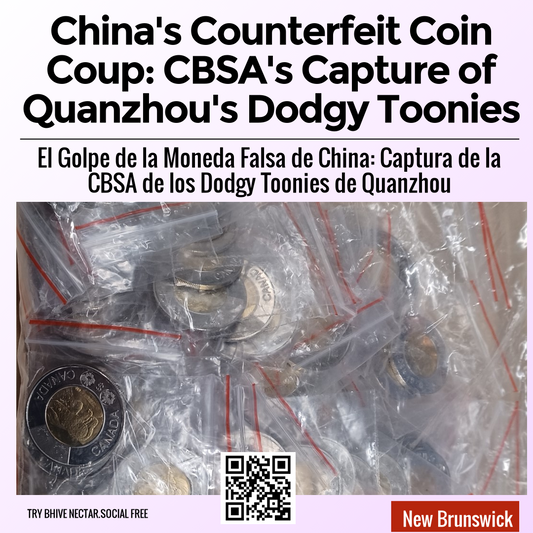 China's Counterfeit Coin Coup: CBSA's Capture of Quanzhou's Dodgy Toonies