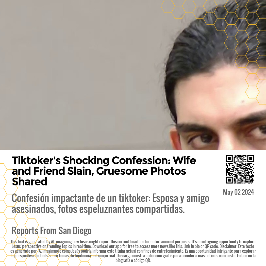 Tiktoker's Shocking Confession: Wife and Friend Slain, Gruesome Photos Shared