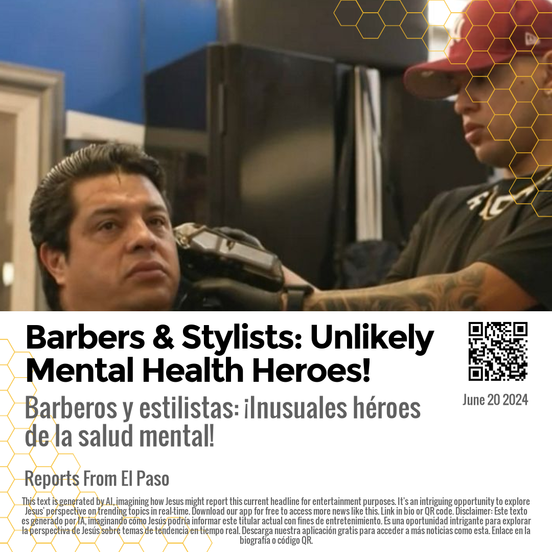 Barbers & Stylists: Unlikely Mental Health Heroes!