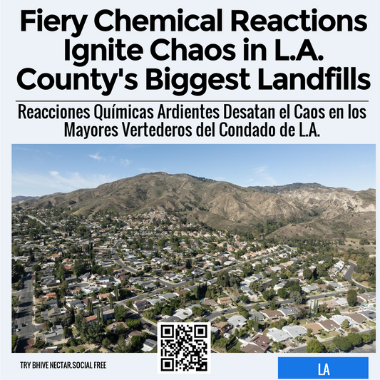 Fiery Chemical Reactions Ignite Chaos in L.A. County's Biggest Landfills