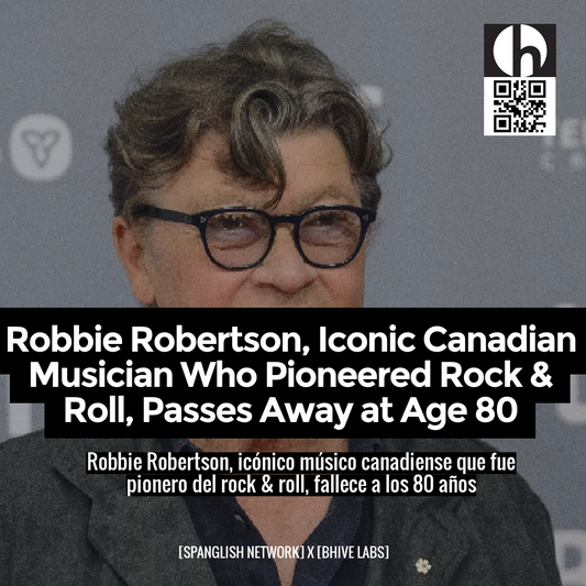 Robbie Robertson, Iconic Canadian Musician Who Pioneered Rock & Roll, Passes Away at Age 80