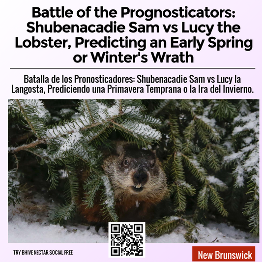 Battle of the Prognosticators: Shubenacadie Sam vs Lucy the Lobster, Predicting an Early Spring or Winter's Wrath