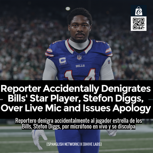 Reporter Accidentally Denigrates Bills' Star Player, Stefon Diggs, Over Live Mic and Issues Apology