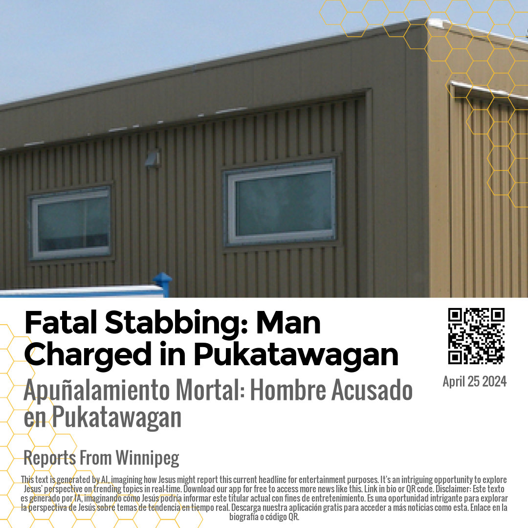 Fatal Stabbing: Man Charged in Pukatawagan