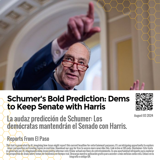 Schumer's Bold Prediction: Dems to Keep Senate with Harris