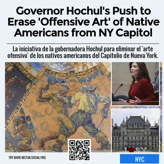 Governor Hochul's Push to Erase 'Offensive Art' of Native Americans from NY Capitol