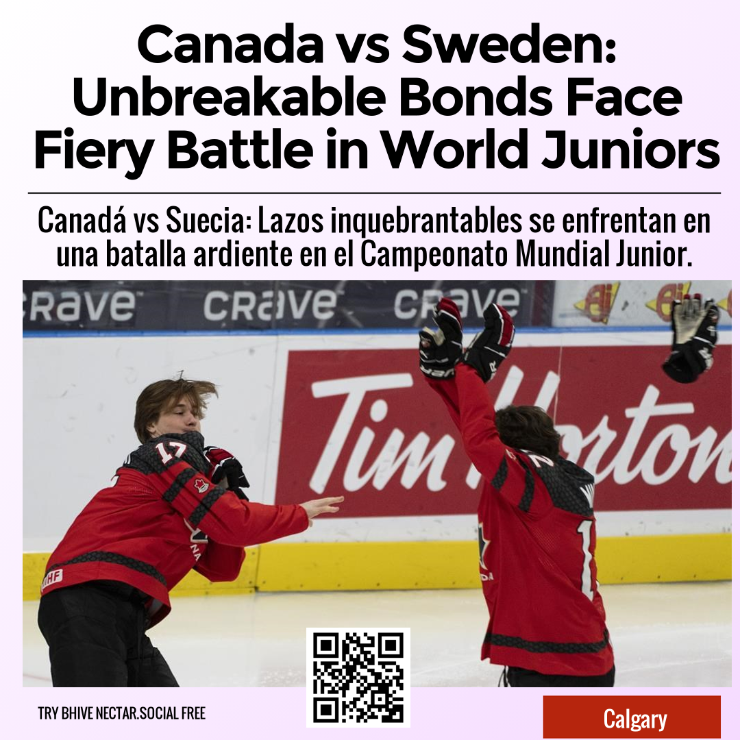 Canada vs Sweden: Unbreakable Bonds Face Fiery Battle in World Juniors